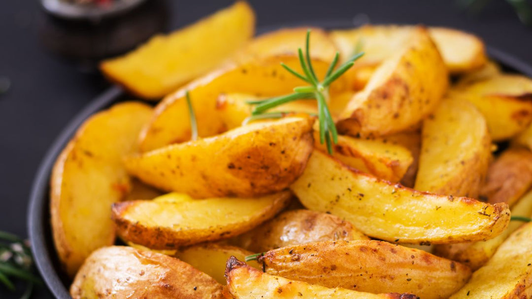 Knusprige Rosmarin-Umami-Kartoffeln aus dem Ofen