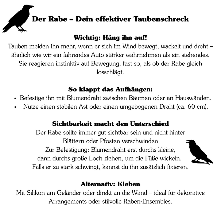 Original Kunststoff Rabe